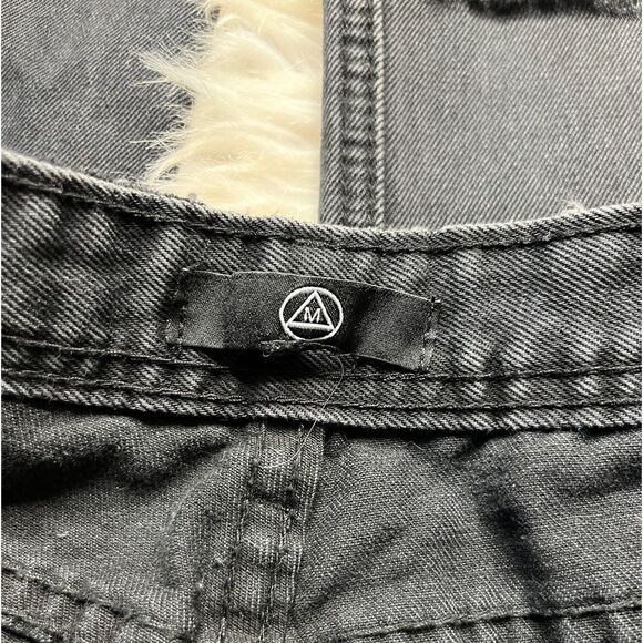 Missguided Raw Edge Straight Leg Jeans Black Size 4 - Picture 8 of 8